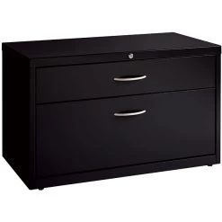Quill Brand® 36" Low Credenza Lateral File, Box/File, Black (UN28461)