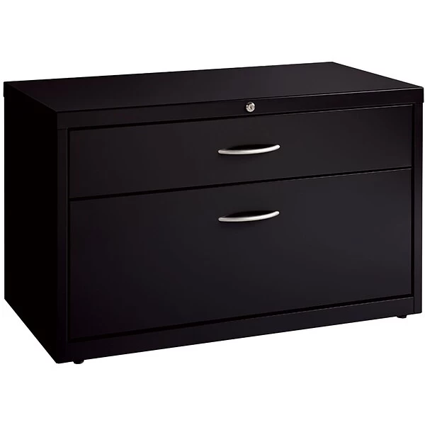 Quill Brand® 36" Low Credenza Lateral File, Box/File, Black (UN28461) 3 Quill Brand® 36" Low Credenza Lateral File, Box/File, Black (UN28461)