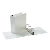 Quill Brand® Heavy Duty 4" 3 Ring View Binder, Easy Open D Rings, White (74204WE) -Quill Brand® s1114190 s7