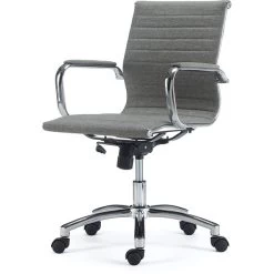 Quill Brand® Everell Fabric Managers Chair, Gray (53279) -Quill Brand® s1127092 s7