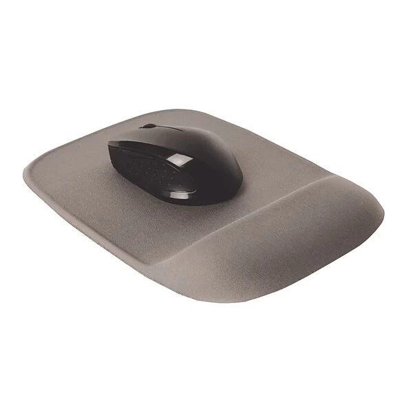 Quill Brand® Memory Foam Mouse Pad Wrist Rest, Gray 3 Quill Brand® Memory Foam Mouse Pad Wrist Rest, Gray