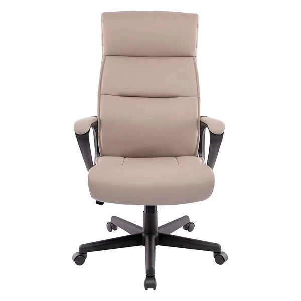 Quill Brand® Rutherford Luxura Manager Chair, Tan/Modern Gray (45609) 3 Quill Brand® Rutherford Luxura Manager Chair, Tan/Modern Gray (45609)
