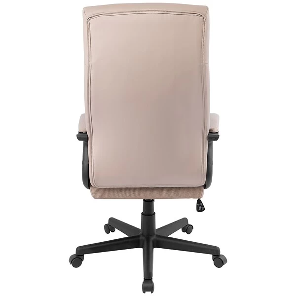 Quill Brand® Rutherford Luxura Manager Chair, Tan/Modern Gray (45609) 6 Quill Brand® Rutherford Luxura Manager Chair, Tan/Modern Gray (45609) - Image 4
