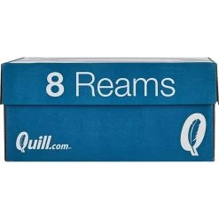 Quill Brand® 8.5" X 11" Multipurpose Copy Paper, 20 Lbs., 94 Brightness, 500 Sheets/Ream, 8 Reams/Carton (820888CT)