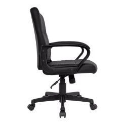 Quill Brand® Tervina Luxura Mid-Back Manager Chair, Black (56904) -Quill Brand® s1164470 s7