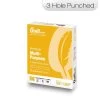 Quill Brand® 8.5" X 11" 3-Hole Punch Premium Multipurpose Paper, 20 Lbs., 97 Brightness, 500 Sheets/Ream (X8113HP) 1 Quill Brand® 8.5" X 11" 3-Hole Punch Premium Multipurpose Paper, 20 Lbs., 97 Brightness, 500 Sheets/Ream (X8113HP) -Quill Brand® s1181050 s7