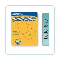 Quill Brand® 30% Recycled Multipurpose Paper, 20 Lbs., 8.5" X 11", Goldenrod, 500 Sheets/Ream (720565)