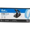 Quill Brand® 2-Hole Punch, 12 Sheet Capacity, Black (10354-QCC) -Quill Brand® s1191979 s7