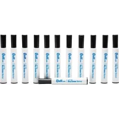 Quill Brand® Dry Erase Markers, Chisel Tip, Black, 12/Pack (787139)
