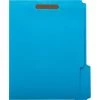 Quill Brand® Standard 3-Tab Colored File Folders, 2-Fasteners, Letter, Assorted Tabs, Blue, 50/Bx (7354BE) -Quill Brand® s1192324 s7