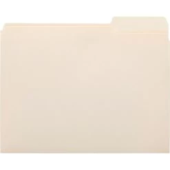 Quill Brand® File Folders, 1/3-Cut Assorted, Letter Size, Manila, 100/Box (740137) -Quill Brand® s1192338 s7