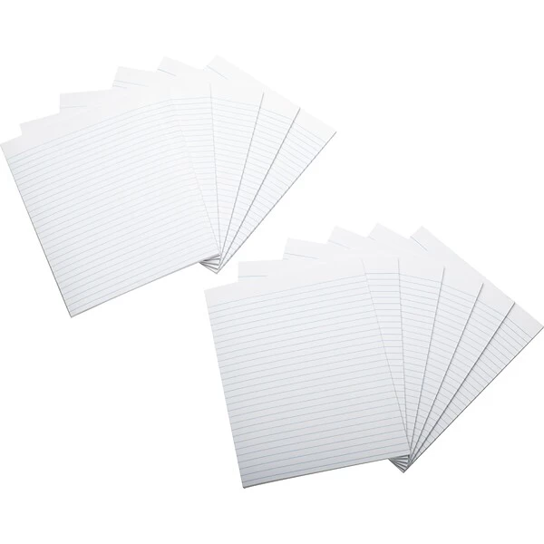 Quill Brand® Glue-Top Legal Pad, 8-1/2" X 11", Wide Ruled, White, 50 Sheets/Pad, 72/Carton (RP811WC 3 Quill Brand® Glue-Top Legal Pad, 8-1/2" X 11", Wide Ruled, White, 50 Sheets/Pad, 72/Carton (RP811WC
