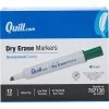 Quill Brand® Dry Erase Markers, Chisel Tip, Green, 12/Pack (787138) -Quill Brand® s1193431 s7