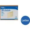 Quill Brand® Reinforced File Jacket, 1" Expansion, Letter Size, Manila, 50/Box (4910)