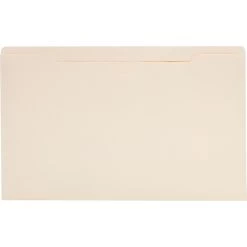 Quill Brand® Reinforced File Jacket, Legal Size, Manila, 100/Box (4930)