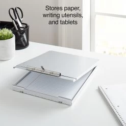 Quill Brand® Aluminum Storage Clipboard, Letter, Silver, 12-3/4" X 9-1/4" X 1-1/8", 1/Pk 11 Quill Brand® Aluminum Storage Clipboard, Letter, Silver, 12-3/4" X 9-1/4" X 1-1/8", 1/Pk -Quill Brand® s1206524 s7