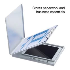 Quill Brand® Aluminum Storage Clipboard, Letter, Silver, 12-3/4" X 9-1/4" X 1-1/8", 1/Pk 10 Quill Brand® Aluminum Storage Clipboard, Letter, Silver, 12-3/4" X 9-1/4" X 1-1/8", 1/Pk -Quill Brand® s1206526 s7