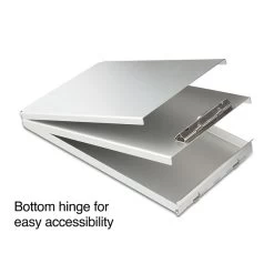Quill Brand® Aluminum Clipboard, Memo, Silver, 10" X 6-1/4" X 1-1/8", 1/Pk -Quill Brand® s1206607 s7