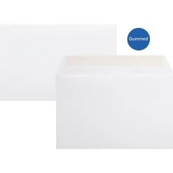 Quill Brand® Gummed Side Opening Catalog Envelope, 6" X 9", White, 500/Box (BE6924)