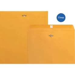 Quill Brand® Clasp Catalog Envelope, 11-1/2" X 14-1/2", Kraft, 100/Box (7CL111428)