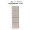 Quill Brand® 4-Drawer Vertical File Cabinet, Locking, Letter, Putty/Beige, 18"D (52147) 1 Quill Brand® 4-Drawer Vertical File Cabinet, Locking, Letter, Putty/Beige, 18"D (52147) -Quill Brand® s1212843 s7