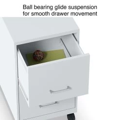 Quill Brand® 2-Drawer Light Duty Vertical File Cabinet, Locking, Letter, Gray, 18" (24363) 12 Quill Brand® 2-Drawer Light Duty Vertical File Cabinet, Locking, Letter, Gray, 18" (24363) -Quill Brand® s1212912 s7