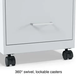 Quill Brand® 2-Drawer Light Duty Vertical File Cabinet, Locking, Letter, Gray, 18" (24363) 14 Quill Brand® 2-Drawer Light Duty Vertical File Cabinet, Locking, Letter, Gray, 18" (24363) -Quill Brand® s1212913 s7