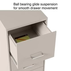 Quill Brand® 4-Drawer Vertical File Cabinet, Locking, Letter, Putty/Beige, 18"D (52147) -Quill Brand® s1212921 s7