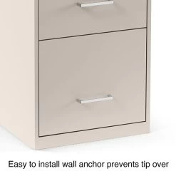 Quill Brand® 4-Drawer Vertical File Cabinet, Locking, Letter, Putty/Beige, 18"D (52147) -Quill Brand® s1212925 s7