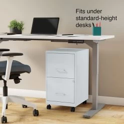 Quill Brand® 2-Drawer Light Duty Vertical File Cabinet, Locking, Letter, Gray, 18" (24363) 17 Quill Brand® 2-Drawer Light Duty Vertical File Cabinet, Locking, Letter, Gray, 18" (24363) -Quill Brand® s1212971 s7