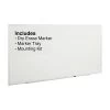 Quill Brand® Standard Durable Melamine Dry-Erase Whiteboard, Aluminum Frame, 8'W X 4'H (28346-CC) -Quill Brand® s1219469 s7