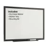 Quill Brand® Melamine Dry-Erase Whiteboard, Aluminum Frame, 2' X 1.5' (28679-CC)