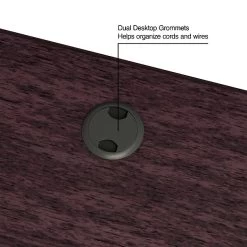 Quill Brand® Kendall Park L-Desk, Cherry (52493) -Quill Brand® s1221165 s7