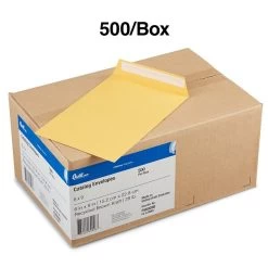 Quill Brand® Easy Close Catalog Envelope, 6" X 9", Brown Kraft, 500/Box (PS6928B) -Quill Brand® s1224548 s7