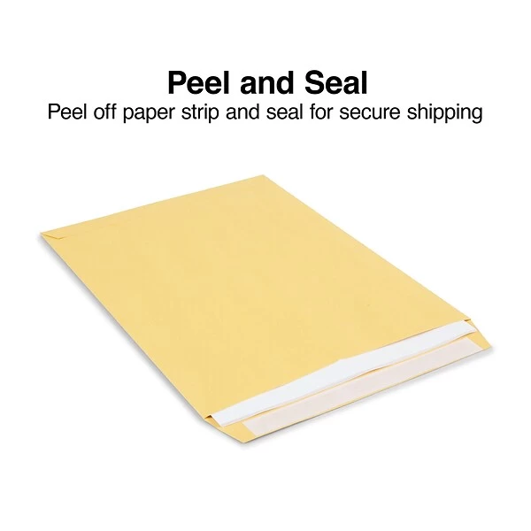 Quill Brand® Easy Close Catalog Envelope, 9" X 12",Brown Kraft, 250/Box (PS91228B) 3 Quill Brand® Easy Close Catalog Envelope, 9" X 12",Brown Kraft, 250/Box (PS91228B)