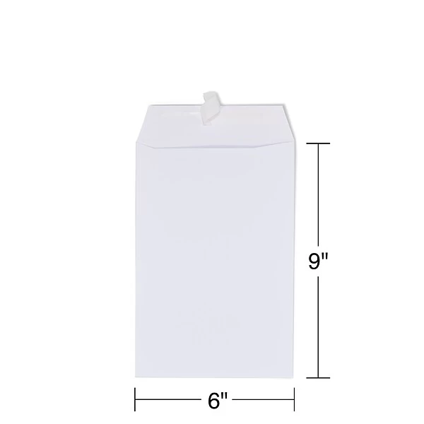 Quill Brand® Easy Close Catalog Envelope, 6" X 9", White, 500/Box (PS6928W) 4 Quill Brand® Easy Close Catalog Envelope, 6" X 9", White, 500/Box (PS6928W) - Image 2