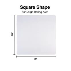 Quill Brand® Standard 60" X 60" Rectangular Chair Mat For Carpet, Resin (28590) -Quill Brand® s1225815 s7