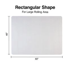 Quill Brand® Hard Floor Chair Mat, 46" X 60'', Crystal Clear (20230-CC) -Quill Brand® s1225952 s7