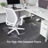 Quill Brand® Extra Chair Mat, 45" X 53", Clear (20362-CC) -Quill Brand® s1225960 s7