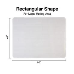 Quill Brand® BerberMat Carpet Chair Mat, 46" X 60'', Crystal Clear (20234-CC) -Quill Brand® s1225990 s7