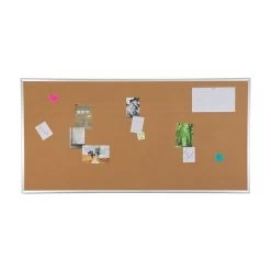 Quill Brand® Standard Durable Cork Bulletin Board, Aluminum Frame, 8'W X 4'H (28347-CC) -Quill Brand® s1226065 s7
