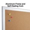 Quill Brand® Standard Durable Cork Bulletin Board, Aluminum Frame, 3'W X 2'H (28335-CC) 1 Quill Brand® Standard Durable Cork Bulletin Board, Aluminum Frame, 3'W X 2'H (28335-CC) -Quill Brand® s1226087 s7
