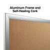 Quill Brand® Standard Durable Cork Bulletin Board, Aluminum Frame, 8'W X 4'H (28347-CC) -Quill Brand® s1226128 s7