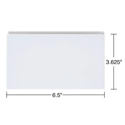 Quill Brand Gummed Security Tinted #6 3/4 Business Envelope, 3 5/8" X 6 1/2", White, 250/Box (NULL) -Quill Brand® s1226541 s7
