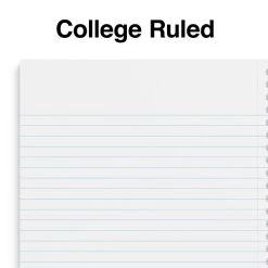 Quill Brand® Premium 1-Subject Notebook, 5.875" X 9", College Ruled, 100 Sheets, Brown (TR52120)