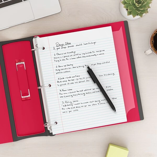 Quill Brand® College Ruled Filler Paper, 8.5" X 11", White, 400 Sheets/Pack (TR27521) 5 Quill Brand® College Ruled Filler Paper, 8.5" X 11", White, 400 Sheets/Pack (TR27521) - Image 3