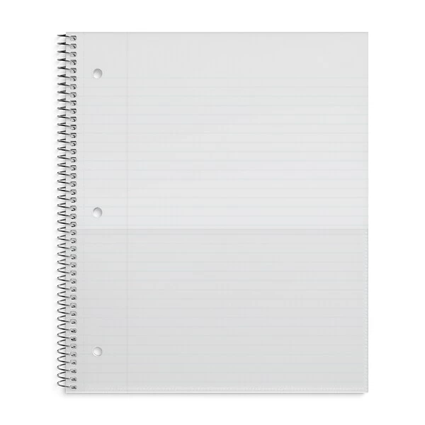 Quill Brand® Premium 5-Subject Notebook, 8.5" X 11", College Ruled, 200 Sheets, Black (TR58317) 4 Quill Brand® Premium 5-Subject Notebook, 8.5" X 11", College Ruled, 200 Sheets, Black (TR58317) - Image 2