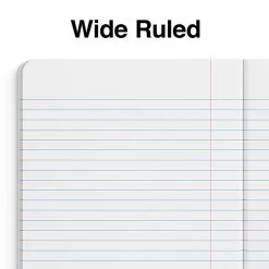Quill Brand® Marble Composition Notebook, 7.5" X 9.75", Wide Ruled, 80 Sheets, Assorted Colors (TR55077) 9 Quill Brand® Marble Composition Notebook, 7.5" X 9.75", Wide Ruled, 80 Sheets, Assorted Colors (TR55077) -Quill Brand® s1227371 s7