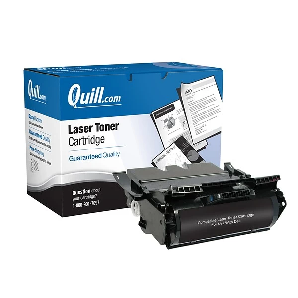 Quill Brand® Dell 5210n Remanufactured Black Laser Toner Cartridge, High Yield (HD767) 3 Quill Brand® Dell 5210n Remanufactured Black Laser Toner Cartridge, High Yield (HD767)