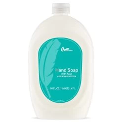 Quill Brand® Moisturizing Hand Soap Refill; Aloe Formula, Floral Scent, 50-oz.
